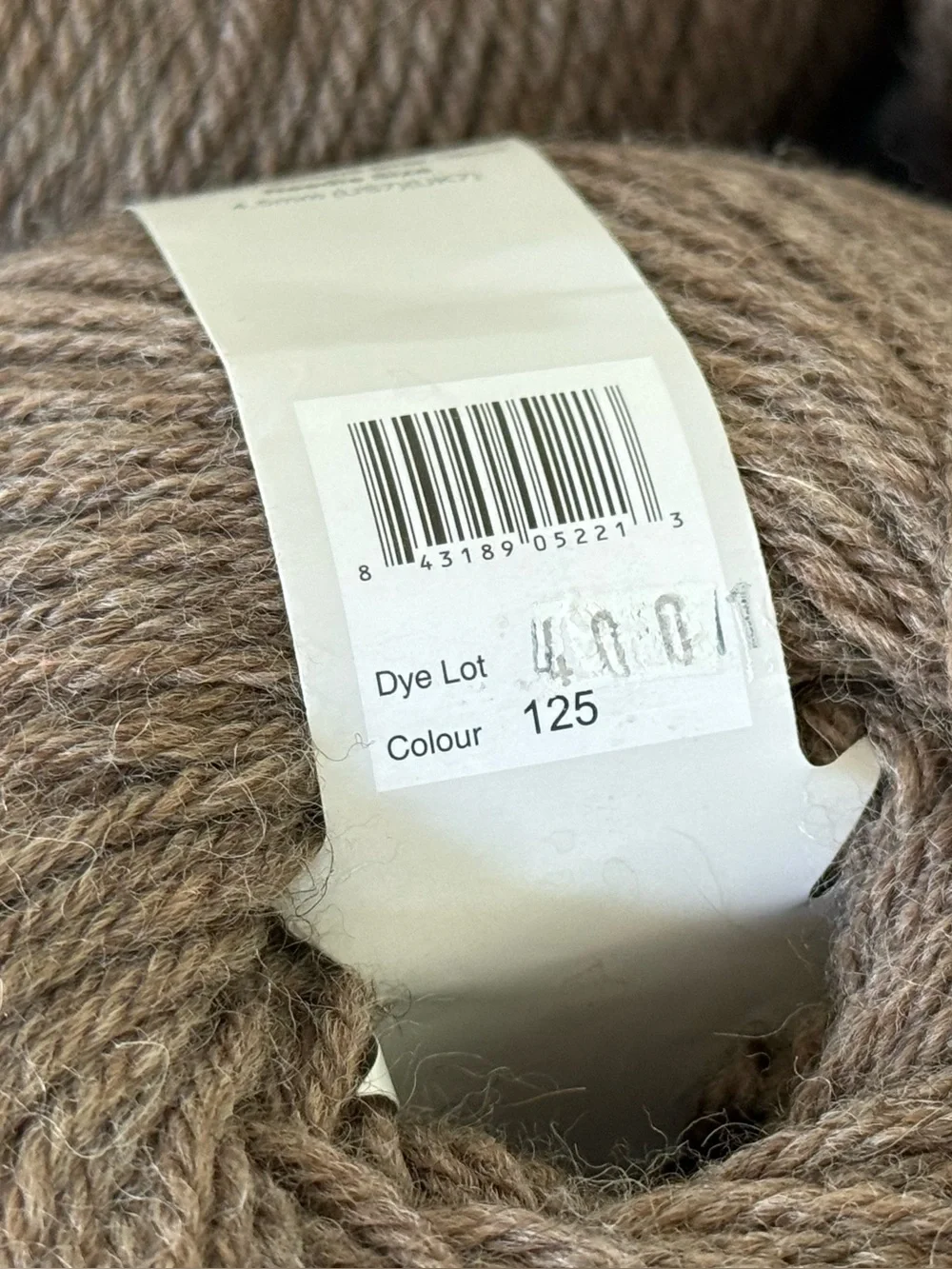 (7) Ella Rae Classic Heathers - Shadow/Cherrywood, 100% wool, *Sweater Quantity*